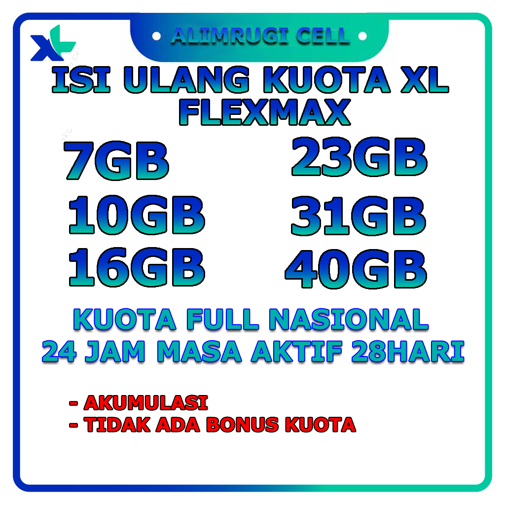 KUOTA XL Nasional - FlexMax