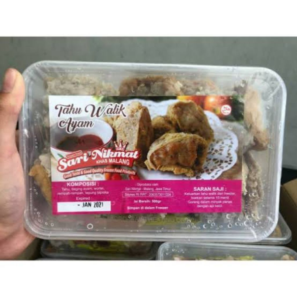 Tahu walik ayam sari nikmat