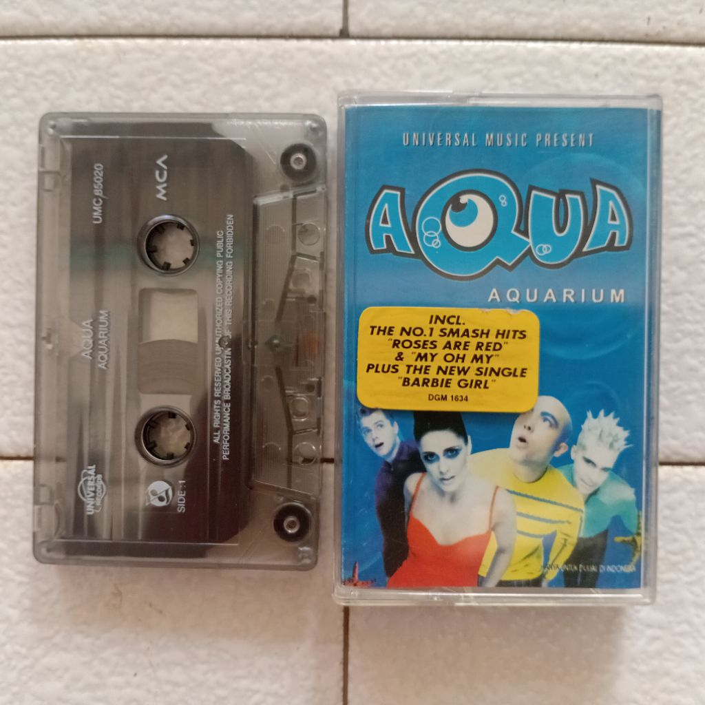 Kaset Aqua Aquarium (1997) Universal / MCA Records Mulus