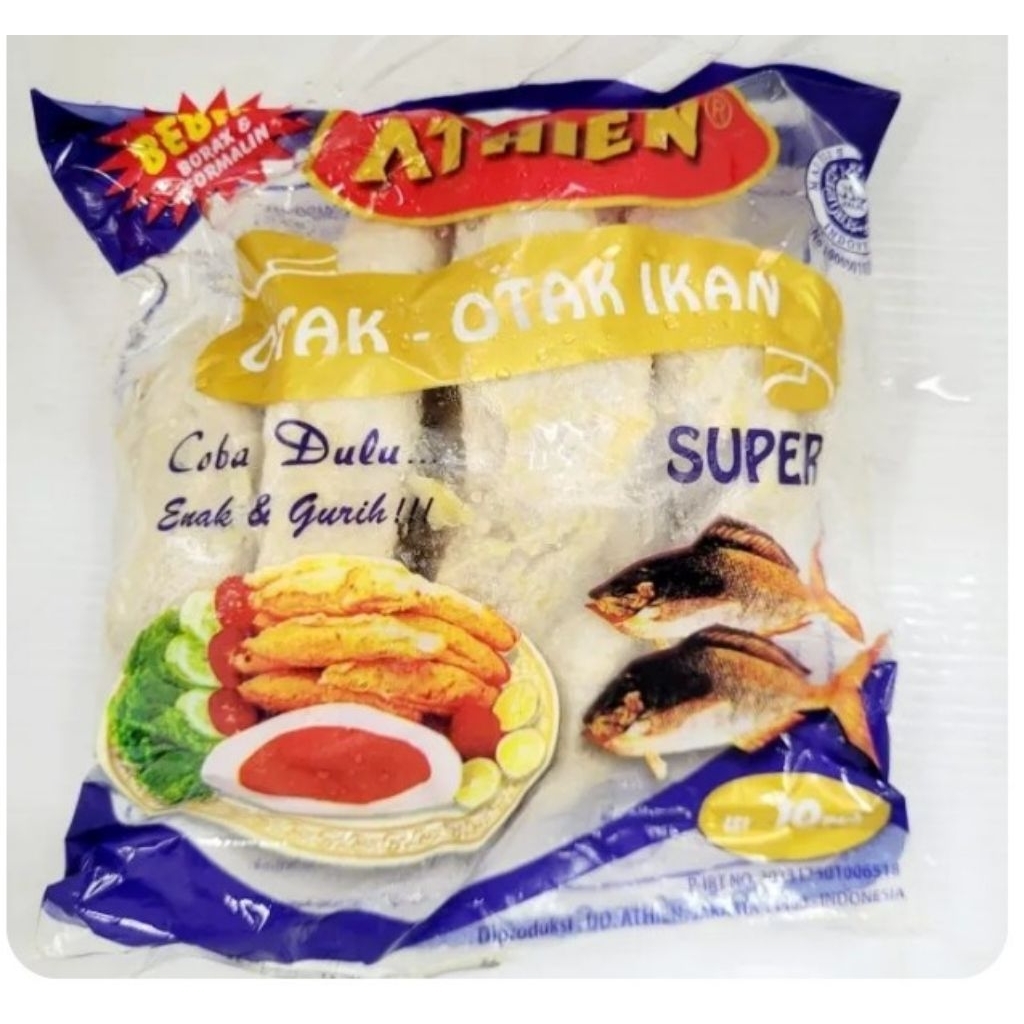 Otak-Otak Ikan Athien Super Isi 10 Pcs - Halal, Bebas Formalin, Gurih