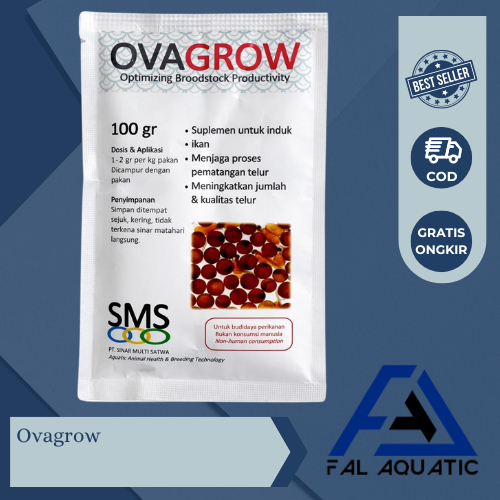 Ovagrow 100 Gram / Vitamin Induk Ikan / Vitamin E