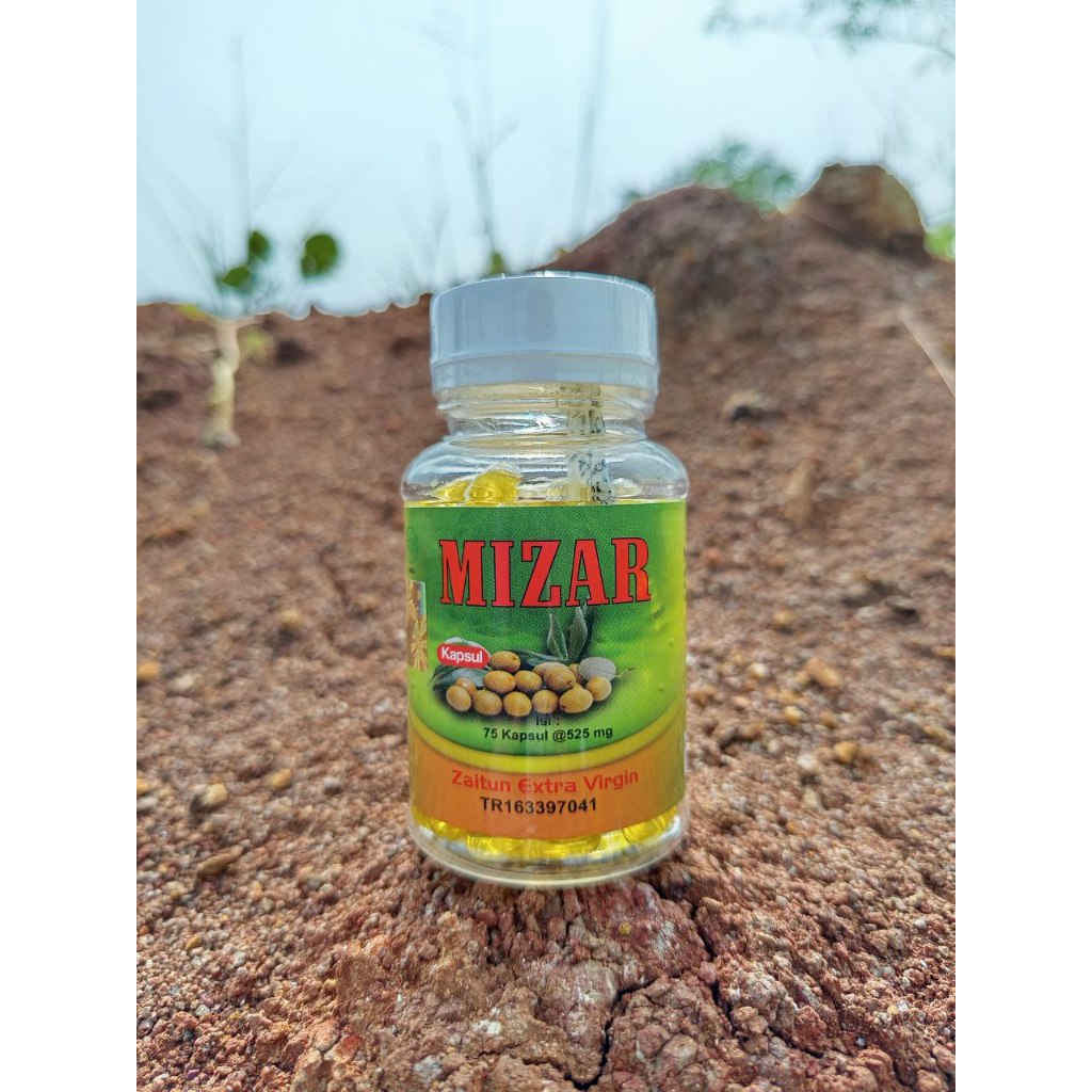 [MIZAR] Minyak Zaitun Mizar Extra Virgin Oil 75 Kapsul - Minyak Zaitun Exta Virgin Oil Mizar 75 kaps