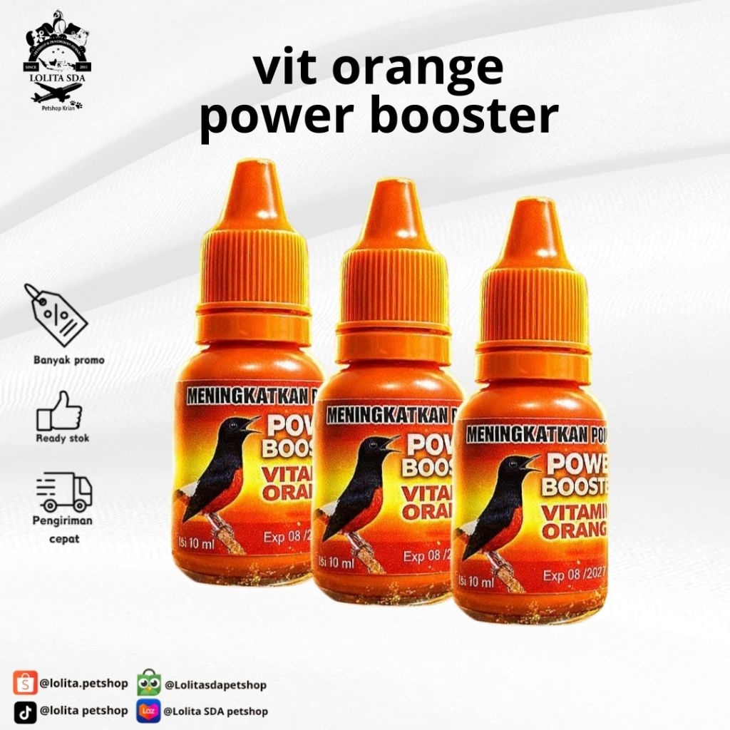 Vitamin Orange Power Booster untuk burung