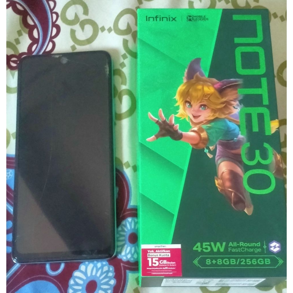 HP INFINIX NOTE 30 KONDISI MATI / RUSAK