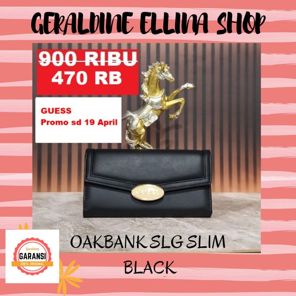 Dompet Guess wanita ORIGINAL 100% sale OAKBANK SLG SLIM