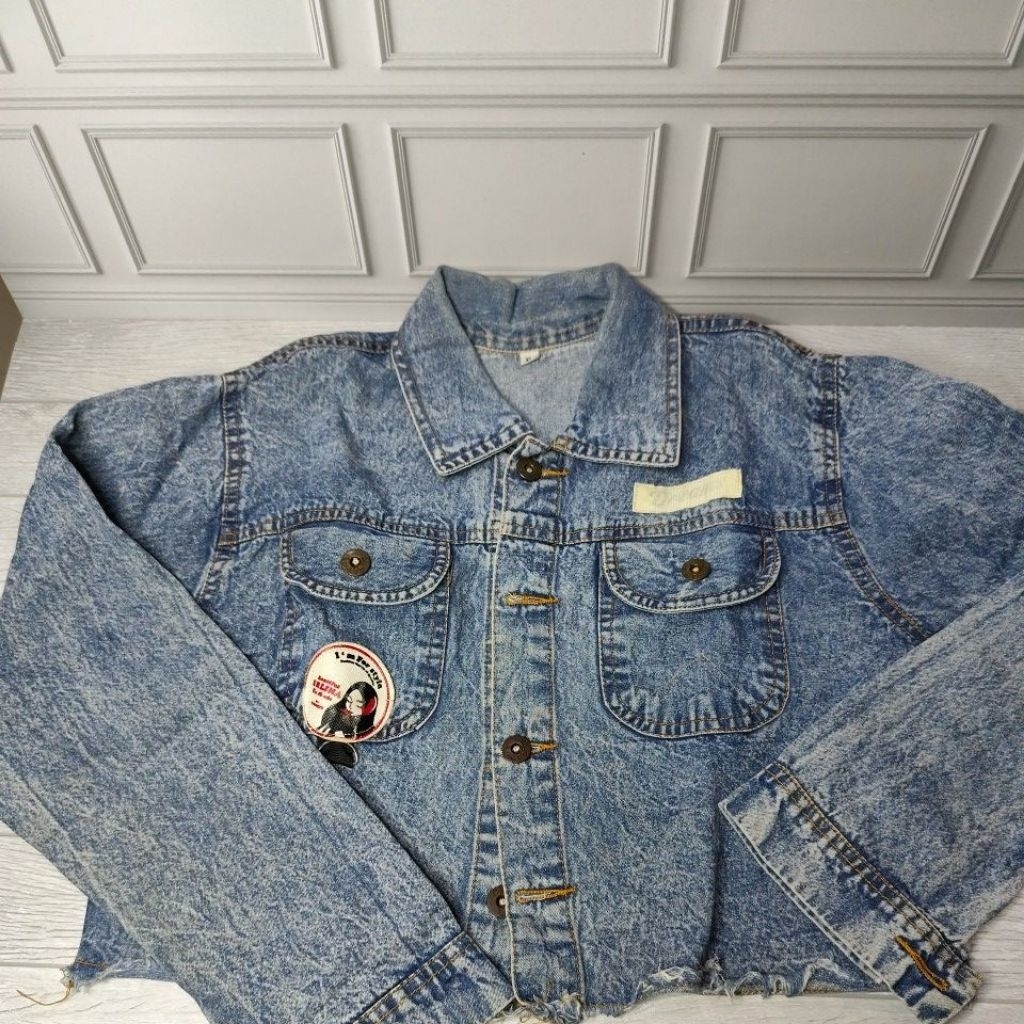 jaket jeans crop jaket denim crop oversize jacket denim jacket jeans jaket oversize