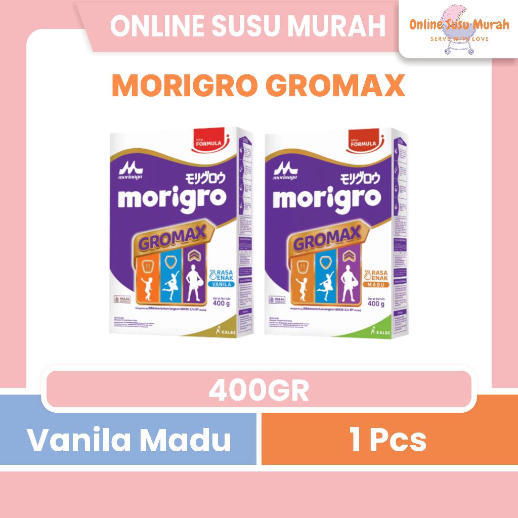 MORIGRO GROWMAX VANILA MADU 400GR MORINAGA MORGRO SUSU PENAMBAH BERAT BADAN KALORI TINGGI 400GR SSKD