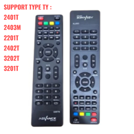 ORI REMOTE TV Digital G00F7N ADVANCE 2401T / 2403M / 2201T / 2402T / 3201T / 3202T
