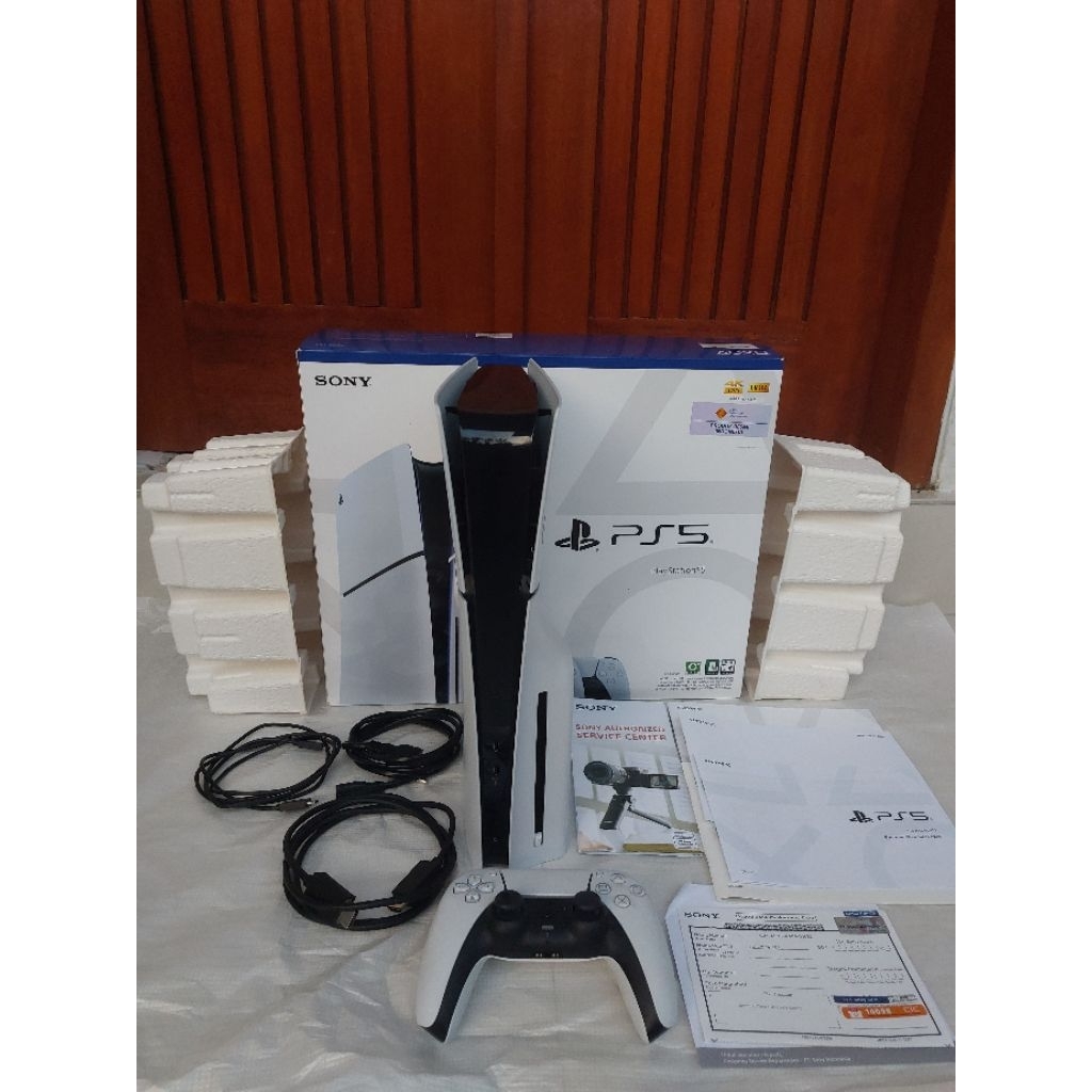 PS5 SLIM DISC VERSION FULLSET GARANSI SONY INDONESIA