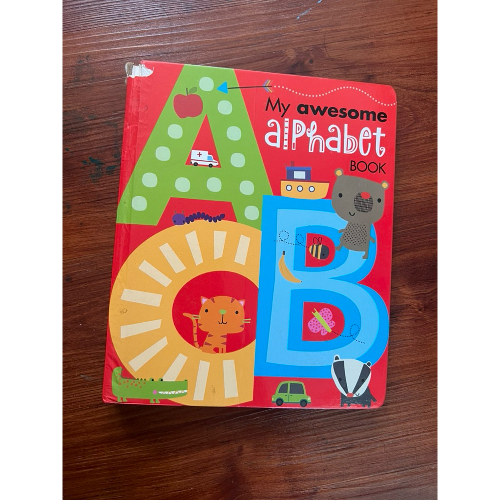 Buku My Awesome Alphabet Buku Ensiklopedia Anak Board Book Anak Buku Bahasa Inggris Anak BBW Childre