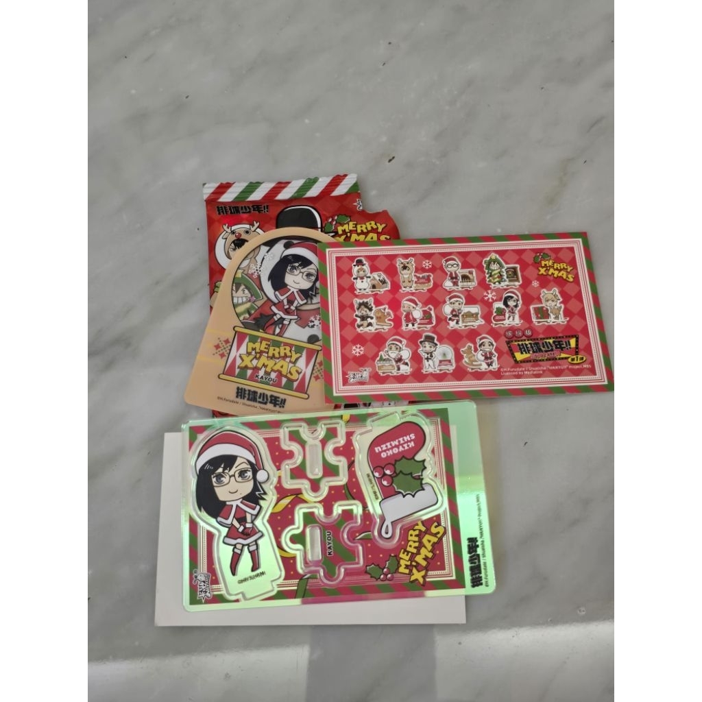 (official) HAIKYUU christmas standee acrylic Kiyoko