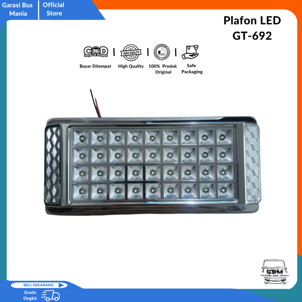 Lampu Plafon Led GT-692/Lampu Plafon Bus