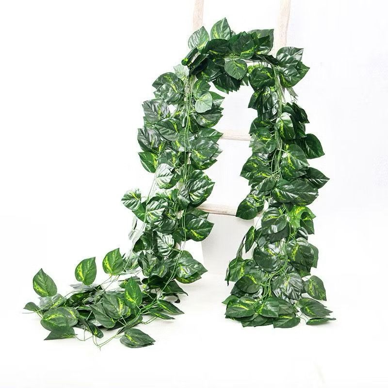 BUNGA DAUN RAMBAT  ARTIFICIAL DEKORASI HIAS PENGANTIN BACKDROP