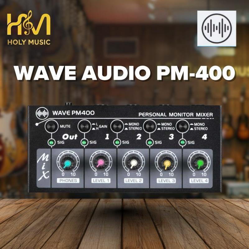 Wave PM400 - Personal Monitor Mixer for Stage Monitoring Wave audio