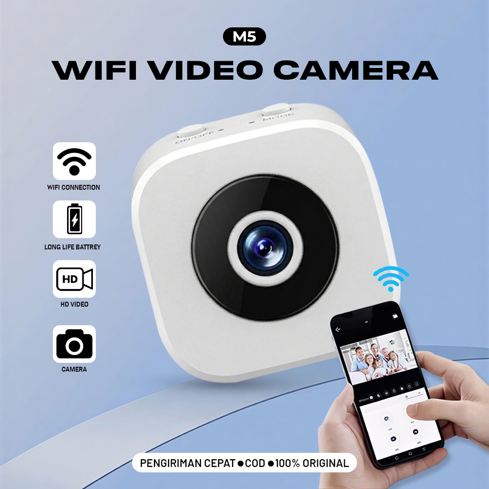 Matei COD CCTV Wifi Wireless Mini A9 HD 1080P Mini Camera Wifi CCTV Mini Tersembunyi Kamera Kecil Sm