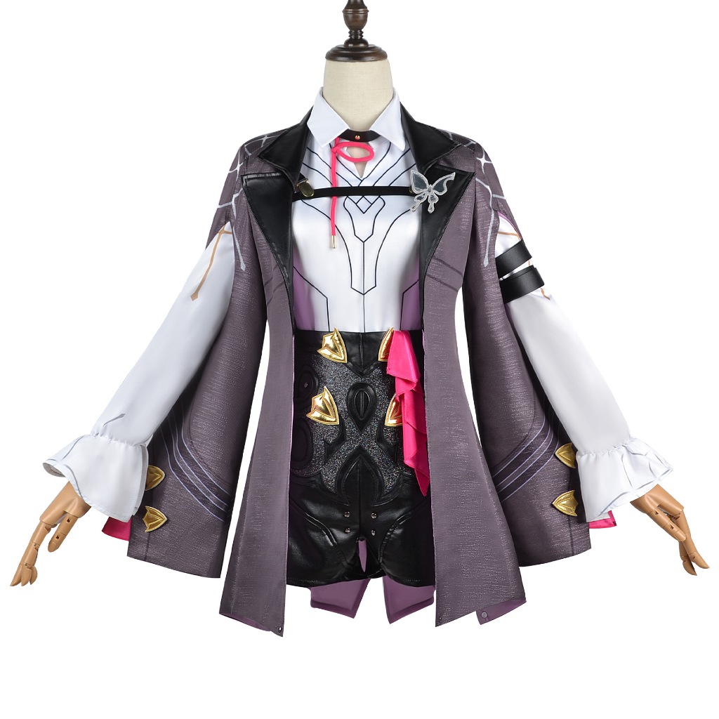Honkai: Star Rail cosplay Kafka cosplay costume and wig shoes