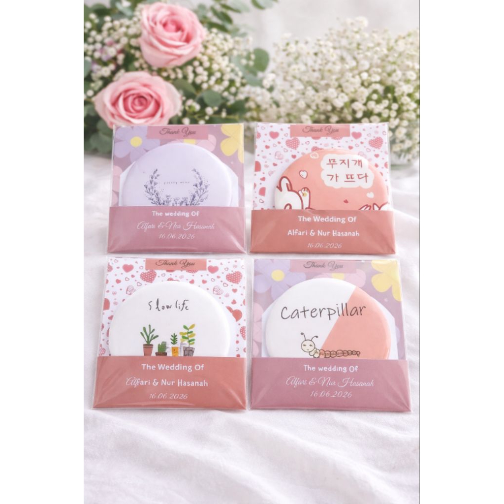 50 pcs Souvenir Kaca/Souvenir Pernikahan/Souvenir murah