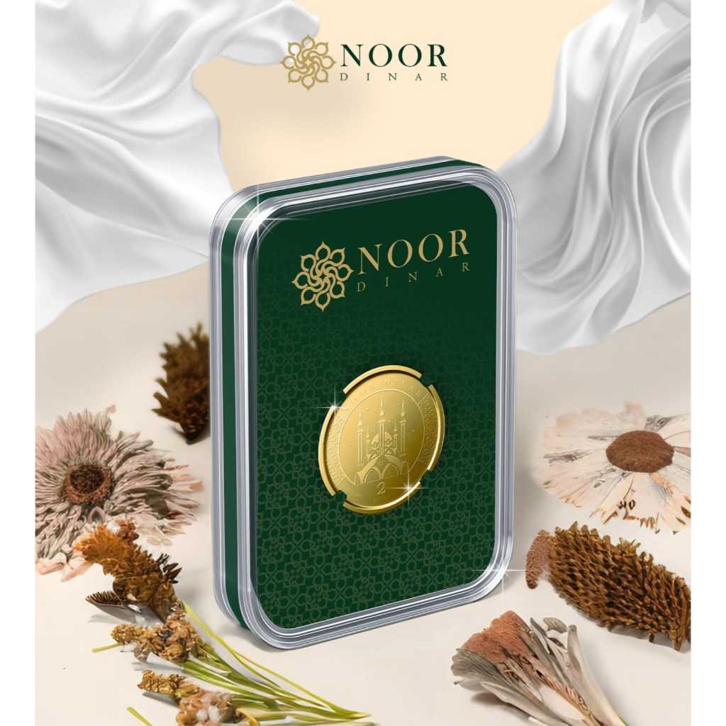 Logam Mulia Dinar PERURI Noor 2 Dinar Masjid Qolsharif Russia (8,5 gram)