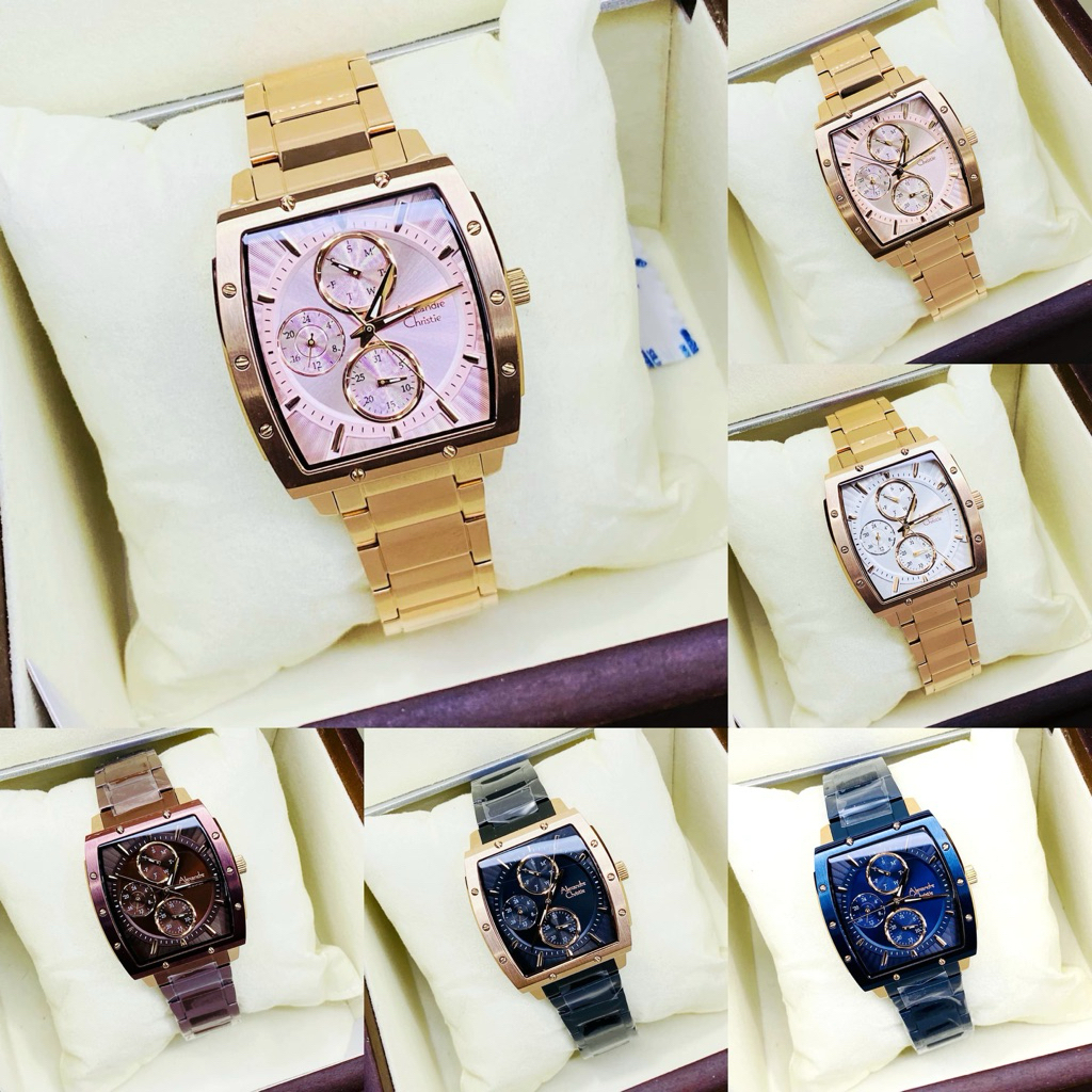 JAM TANGAN WANITA ALEXANDRE CHRISTIE AC 6376 AC6376 STAINLESS ORIGINAL