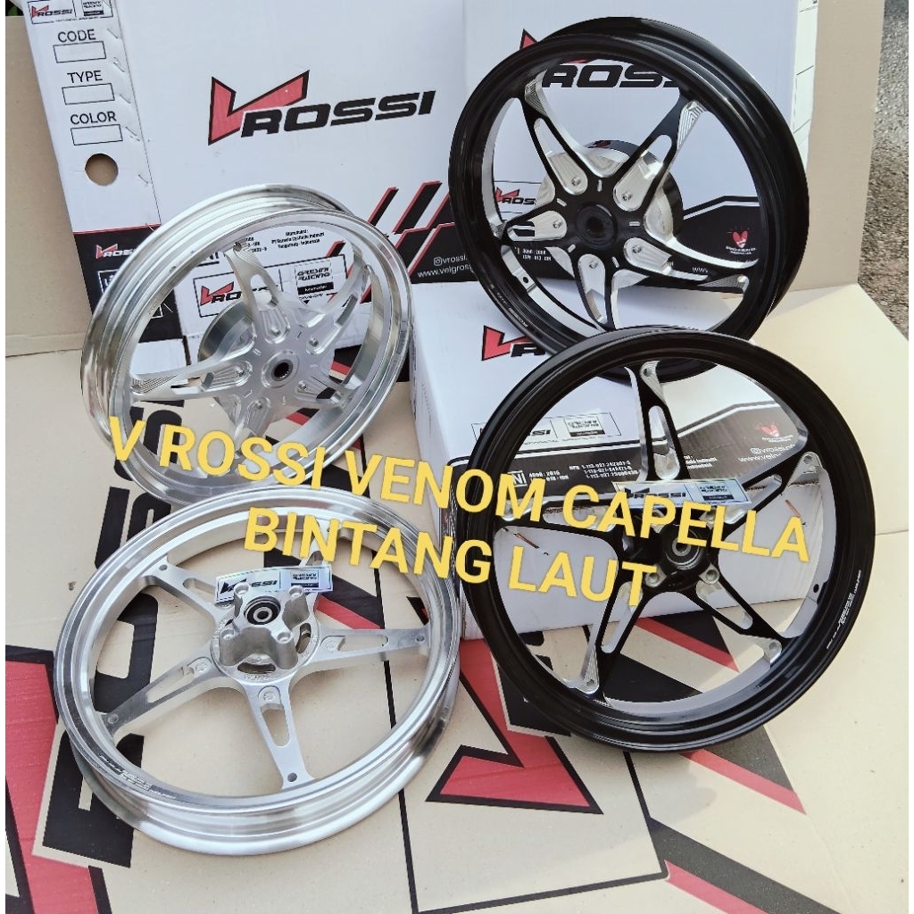 VELG/PELAK RACING V ROSSI VENOM CAPELLA BINTANG LAUT MIO SOUL MIO SMILE MIO SPORTY FINO KARBU X-RIDE