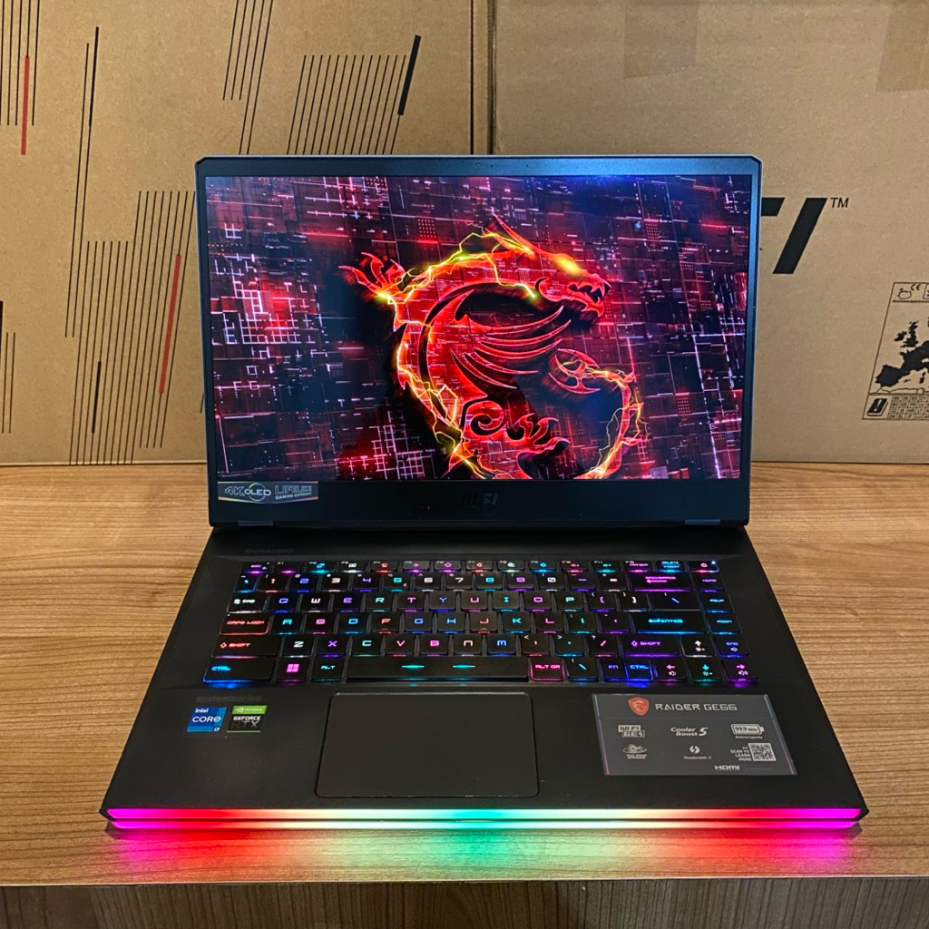 Laptop Gaming MSI RAIDER GE66 12UGS OLED 16/1TB I7 12700H RTX 3070TI 240HZ
