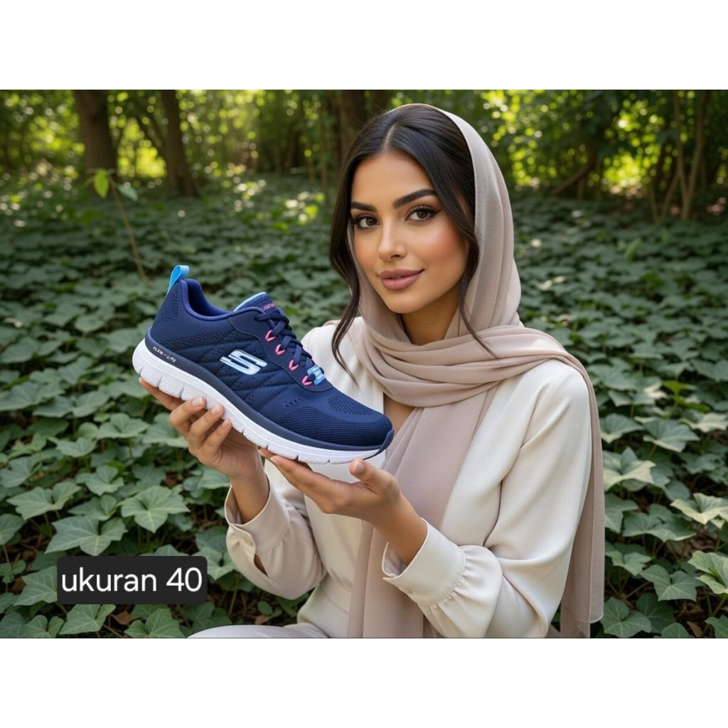 Skechers go walk 4 women sepatu skechers women skechers cewek skechers original go walk gifted navy