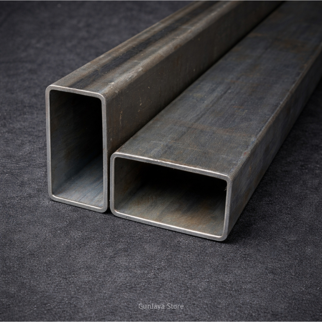 Pipa Besi Hollow 60x30 mm Tebal 2 mm Panjang 60 cm