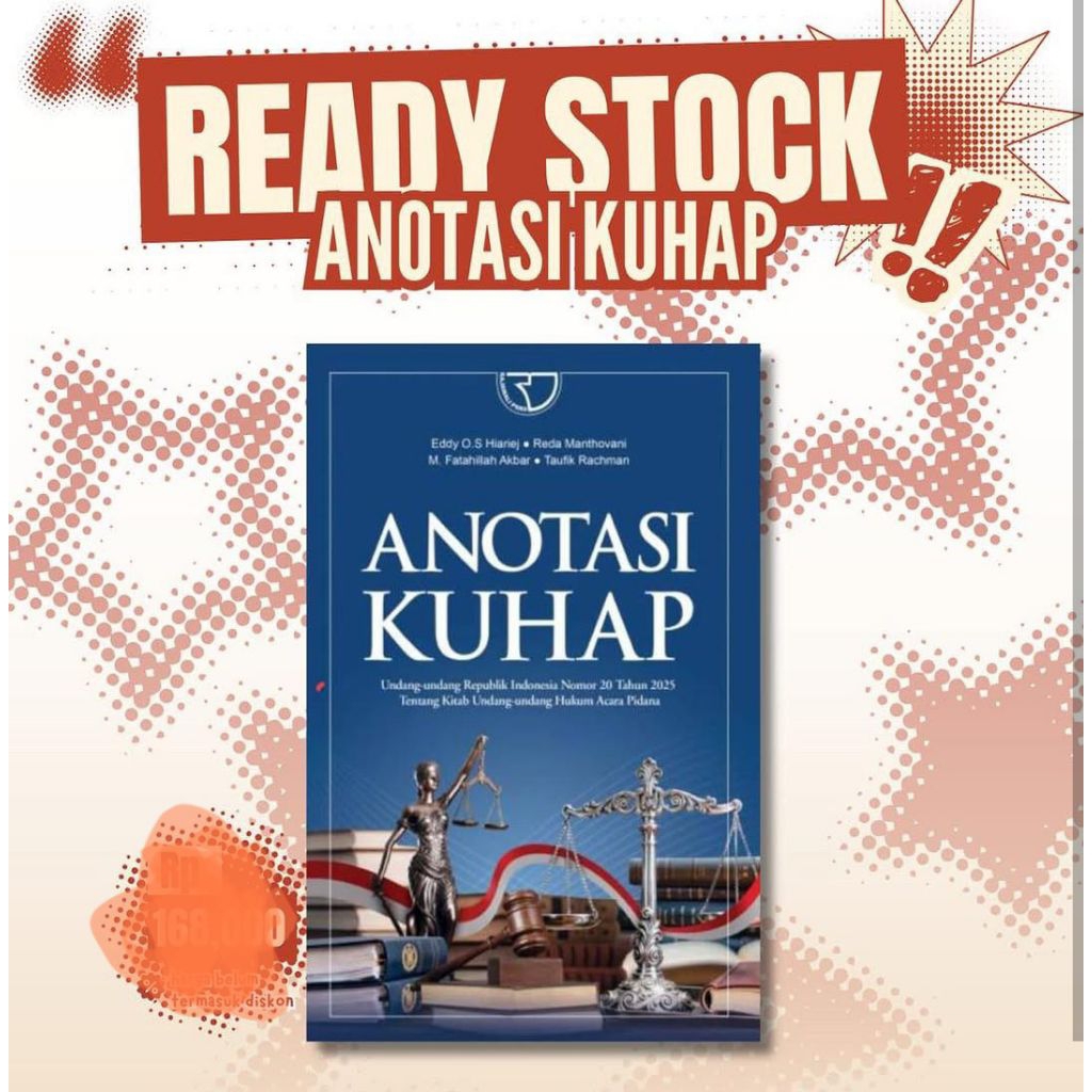 Buku ANOTASI KUHAP terbaru