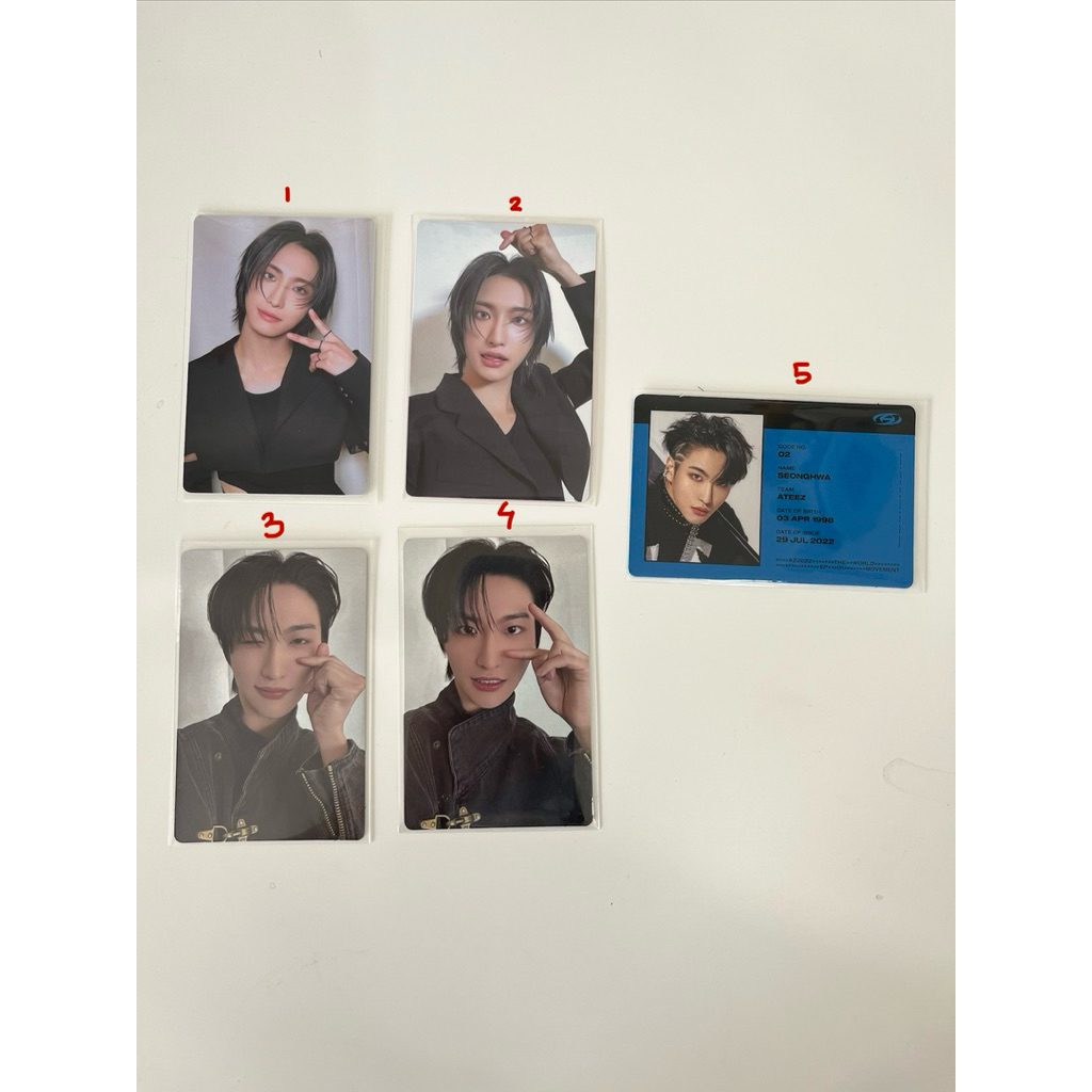 Photocard Ateez - Seonghwa