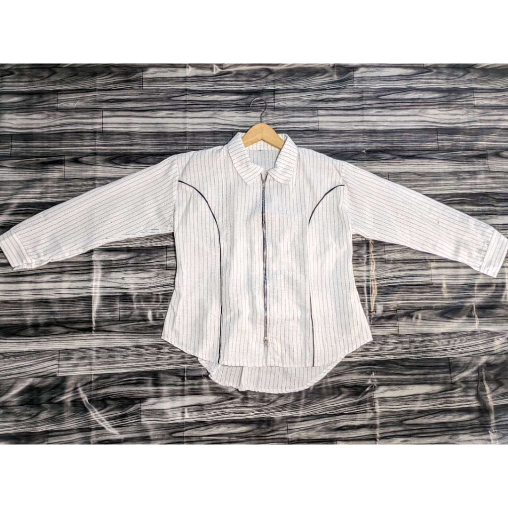 Kemeja Wanita Dyffa Zipper shirt