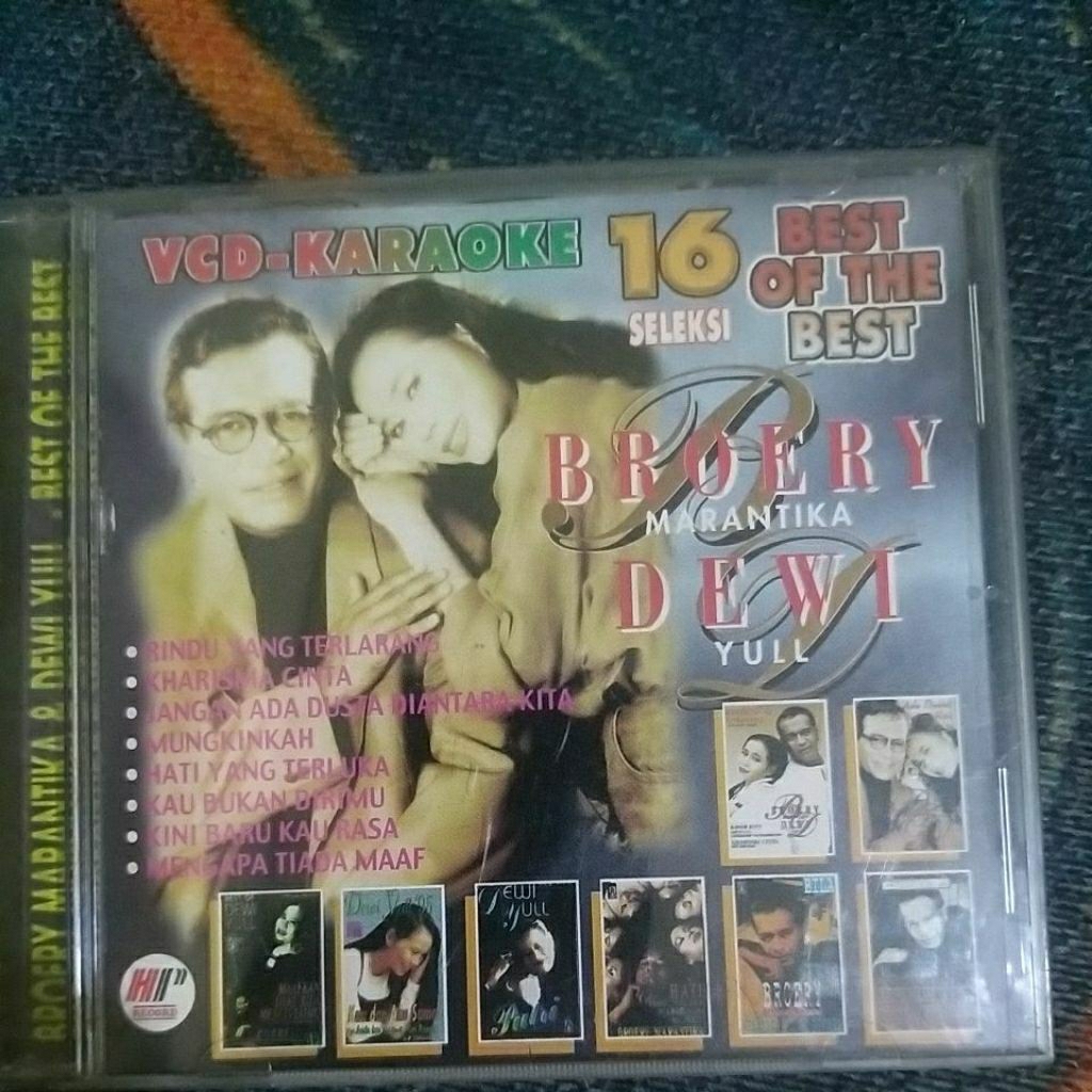vcd karaoke 16 seleksi best of the best Broery Marantika Dewi Yull