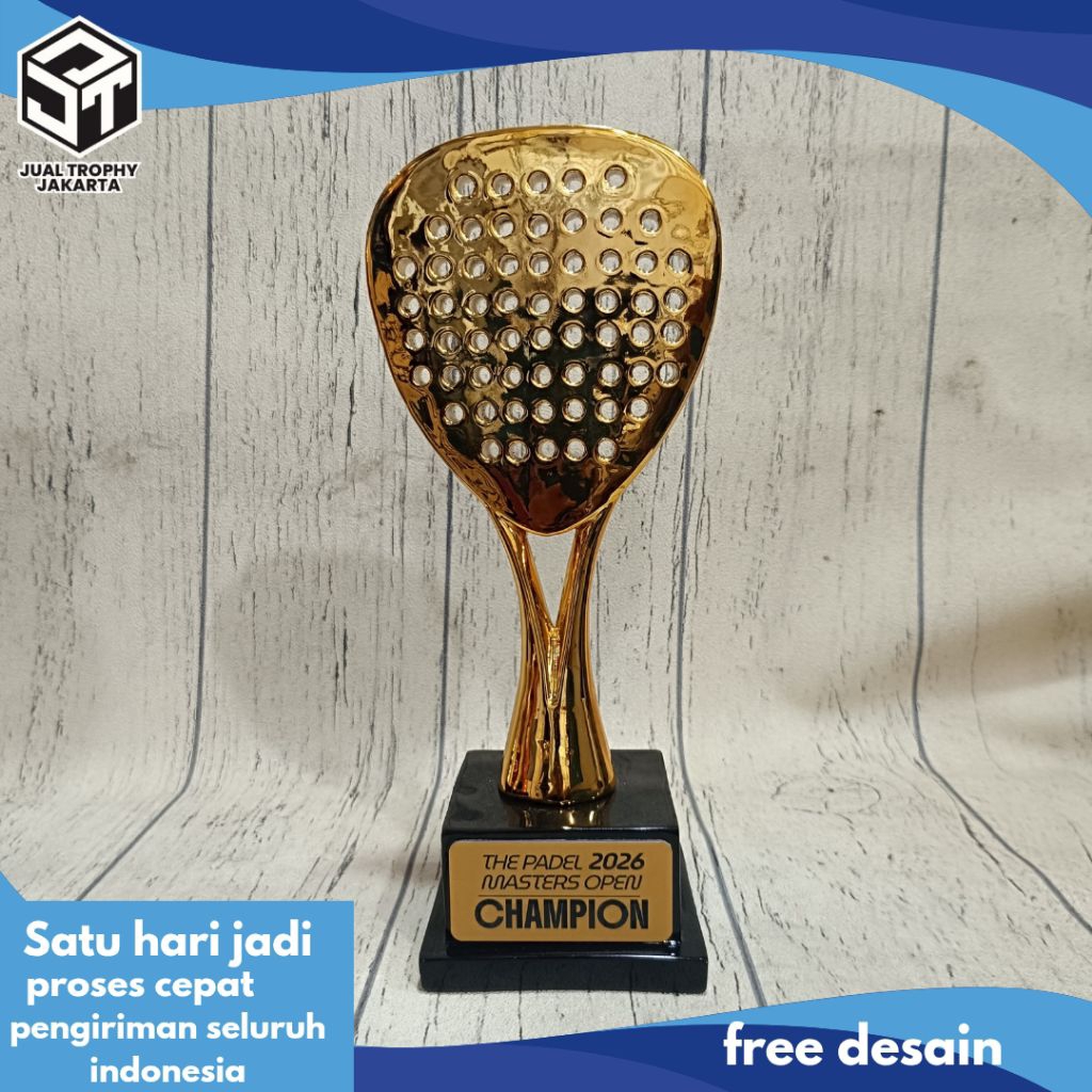 Trophy padel, Trophy Lomba padel, Piala padel, Trophy Kejuaraan padel, Trophy padel Murah