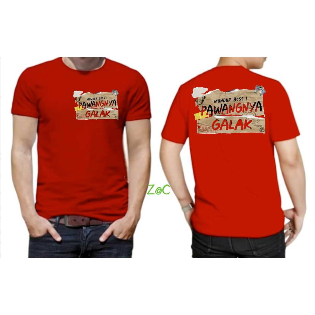 TERBARU KAOS MUNDUR BOSS PAWANGNYA GALAK PREMIUM DTF BERKUALITAS
