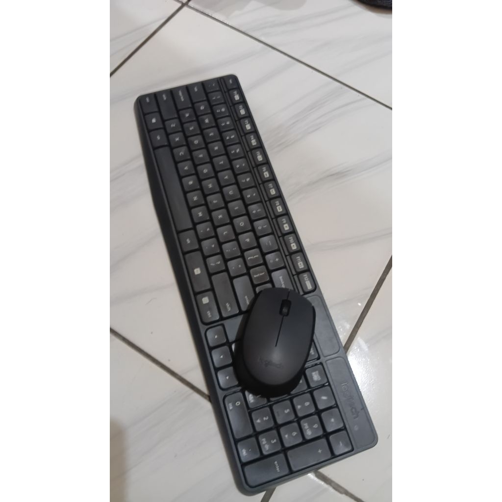 logitech keyboard mouse wireless bundle K235 & M170 preloved