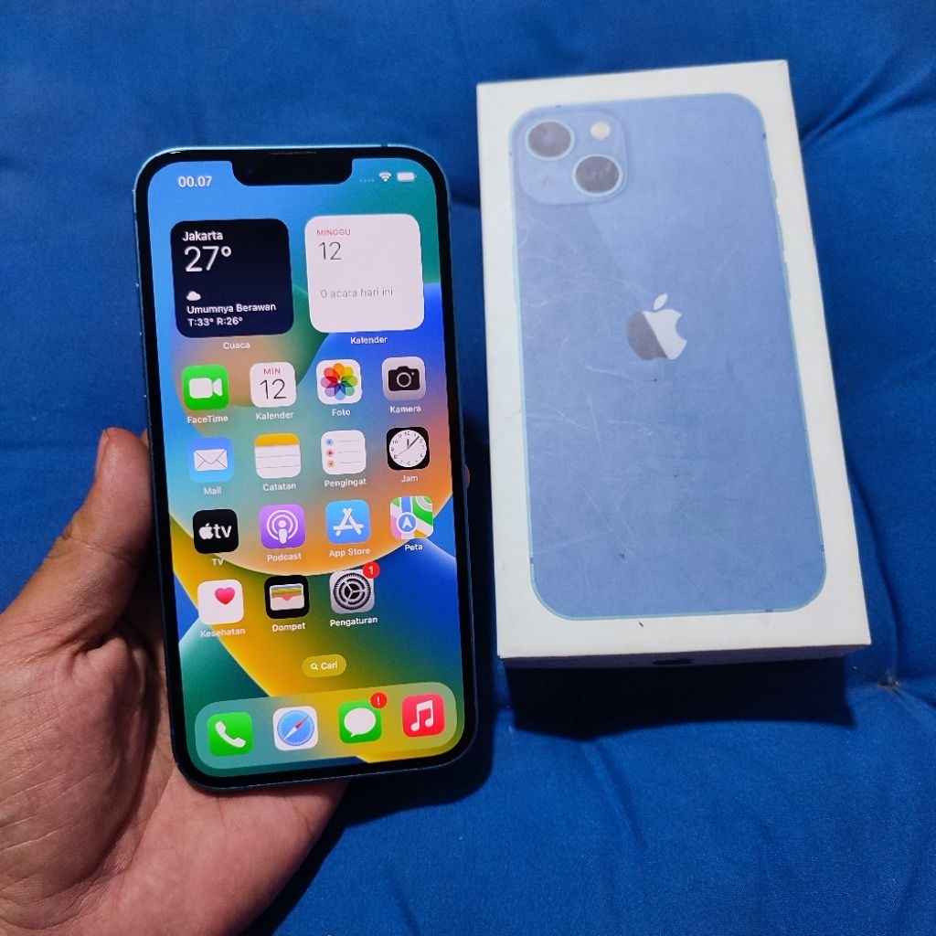 iPhone 13 128GB IBOX SECOND RESMI