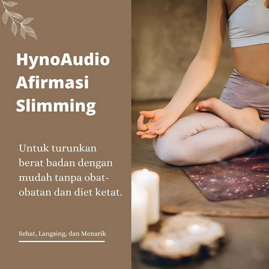 Audiotherapy Slimming Audio Afirmasi Turunkan Berat Badan HypnoAudio Slimming Terapi & Mindset Sehat
