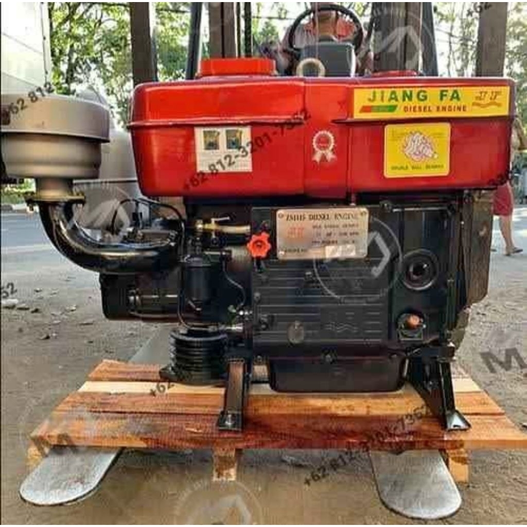Mesin dompeng diesel Jiang Fa ZS1115 + Tangki / dompeng 24hp