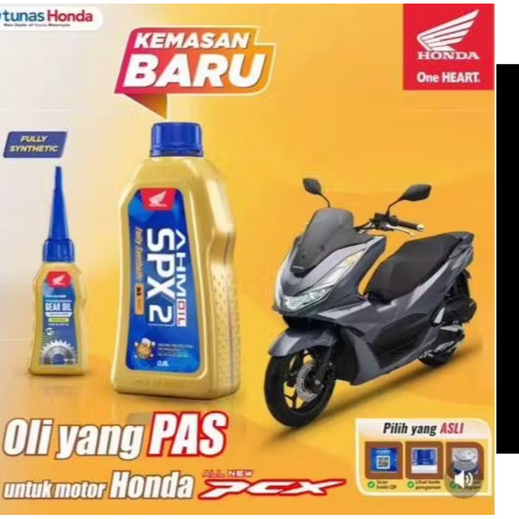 SPX 2 0,8L SPX2 cocok untuk motor skutik Honda seperti Honda Beat, Honda Vario,Honda PCX