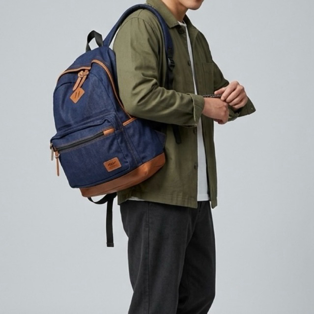 TAS RANSEL PRIA JEANS DENIM SABLON ANIME ONE PIECE FUNK KEREN | TAS BACKPACK BAHAN JEANS DISTRO | TA