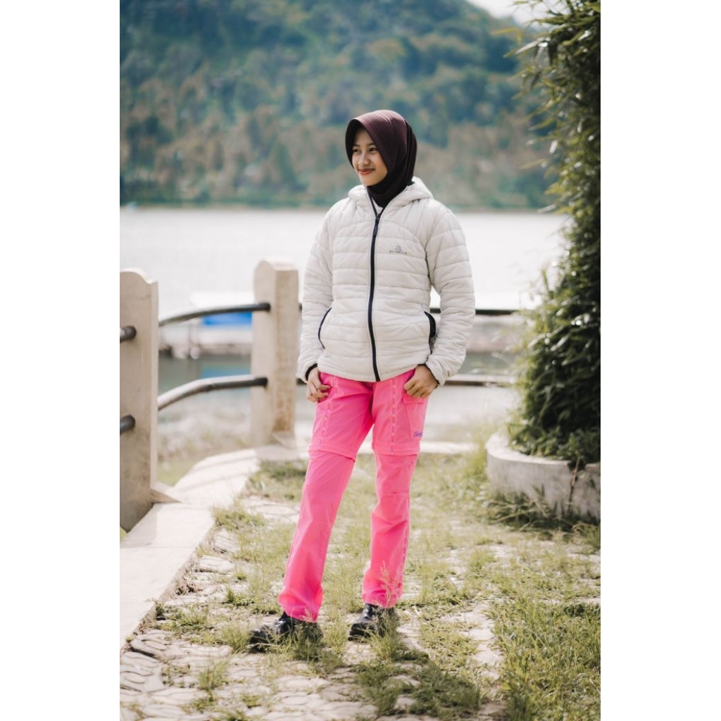 celana gunung wanita quickdry outdoor hiking