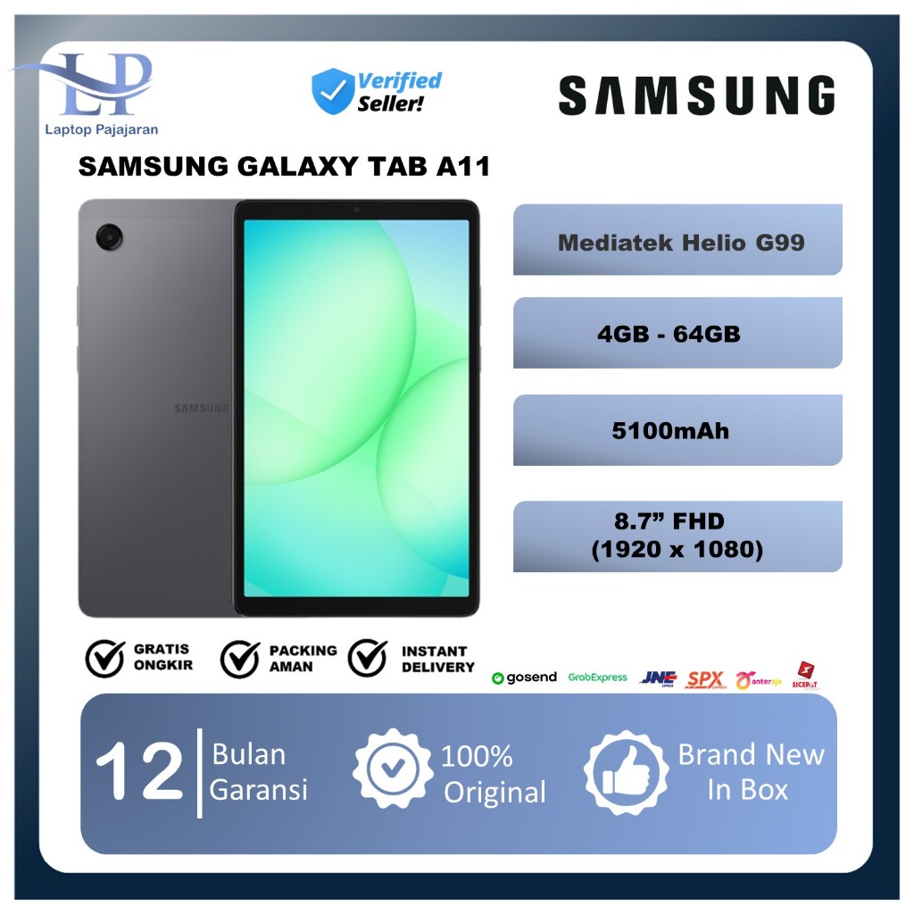 Tablet Samsung Galaxy TAB A11 RAM 4gb 64gb LTE Gray