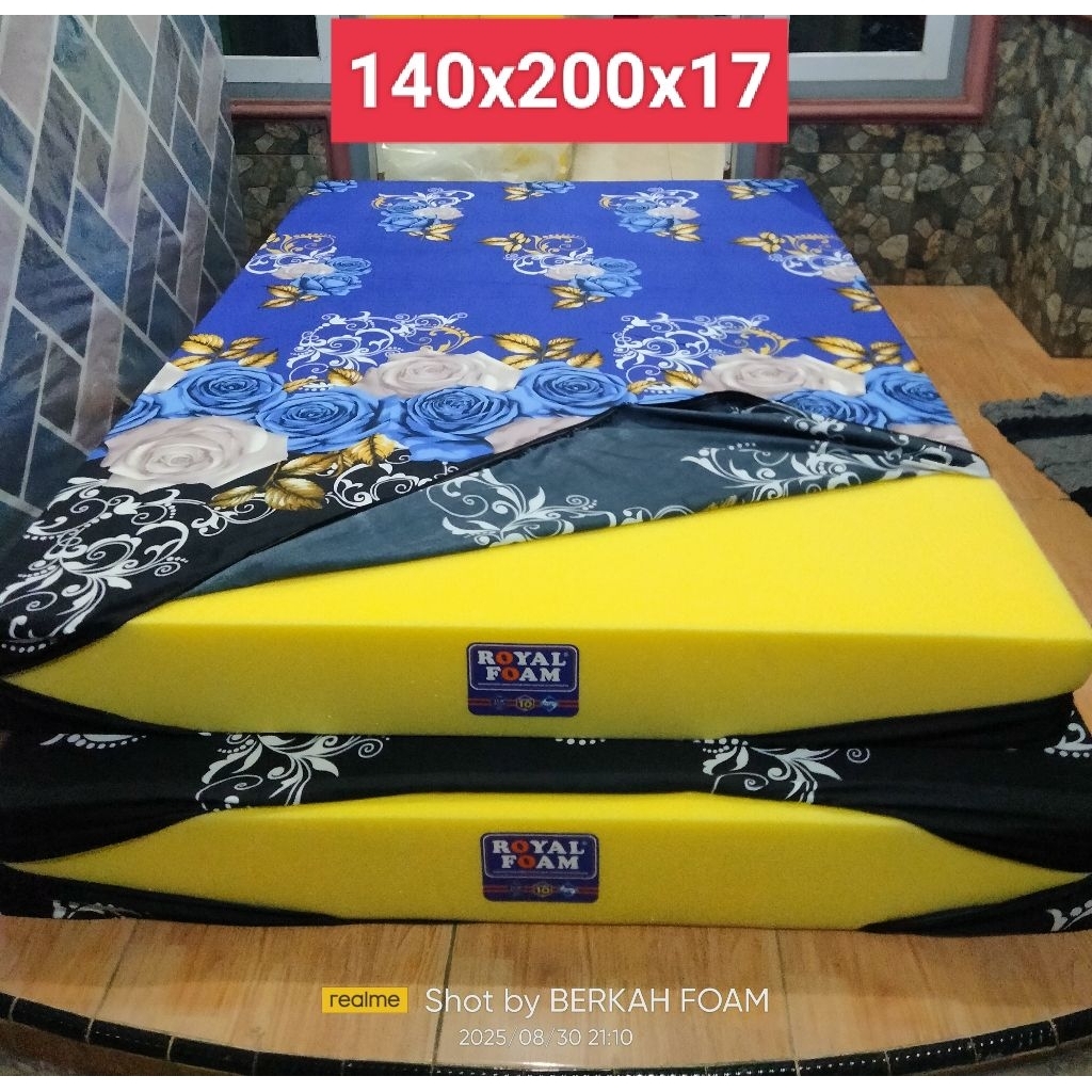 KASUR BUSA ROYAL FOAM UKURAN 200X140X17