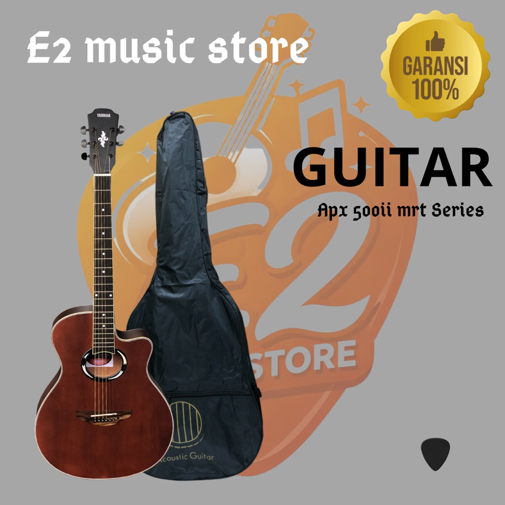 Gitar Akustik Yamaha APX 500ii Coklat | Gitar Akustik Jogja | Gitar Akustik Murah - E2 Musik Store