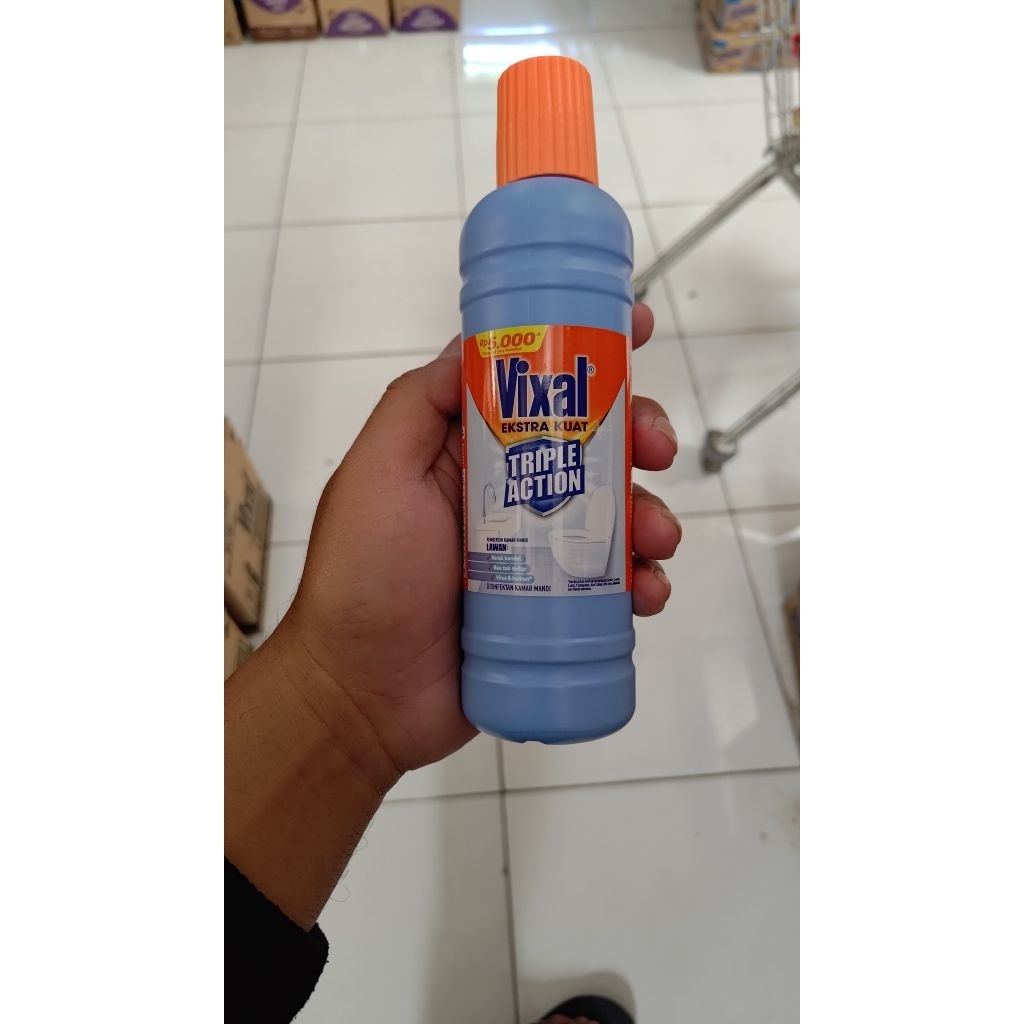 Vixal Pembersih Kamar Mandi Triple Action 160ml Cairan Pembersih Kerak WC Keramik Anti Bau