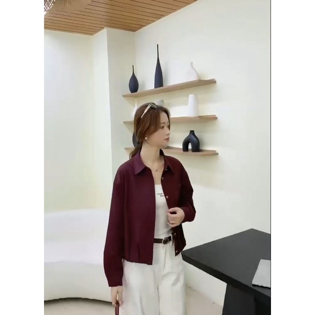 HYSU-Celine JACKET / Atasan Wanita / Outfit wanita/ Outfit formal /atasan lengan panjang