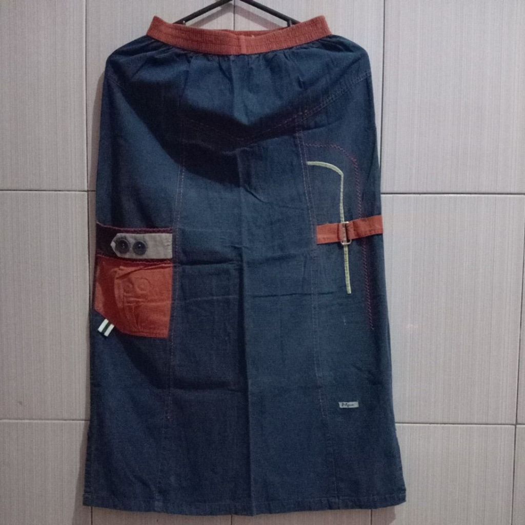 preloved rok span korean style kekinian wanita outfit