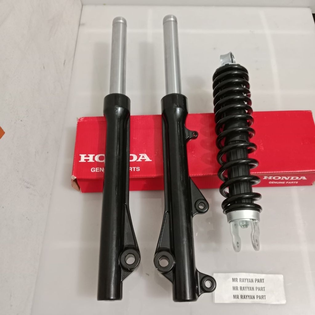 Shock depan komplit+belakang 3pcs beat fi 2013-2019 beat fi esp