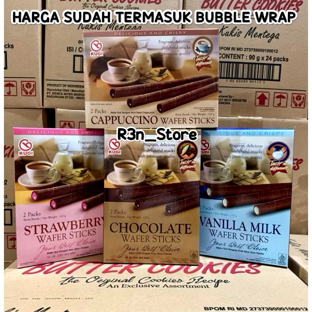 KUGI WAFER STICK 100 GR (1Dus isi 24 box).Termurah