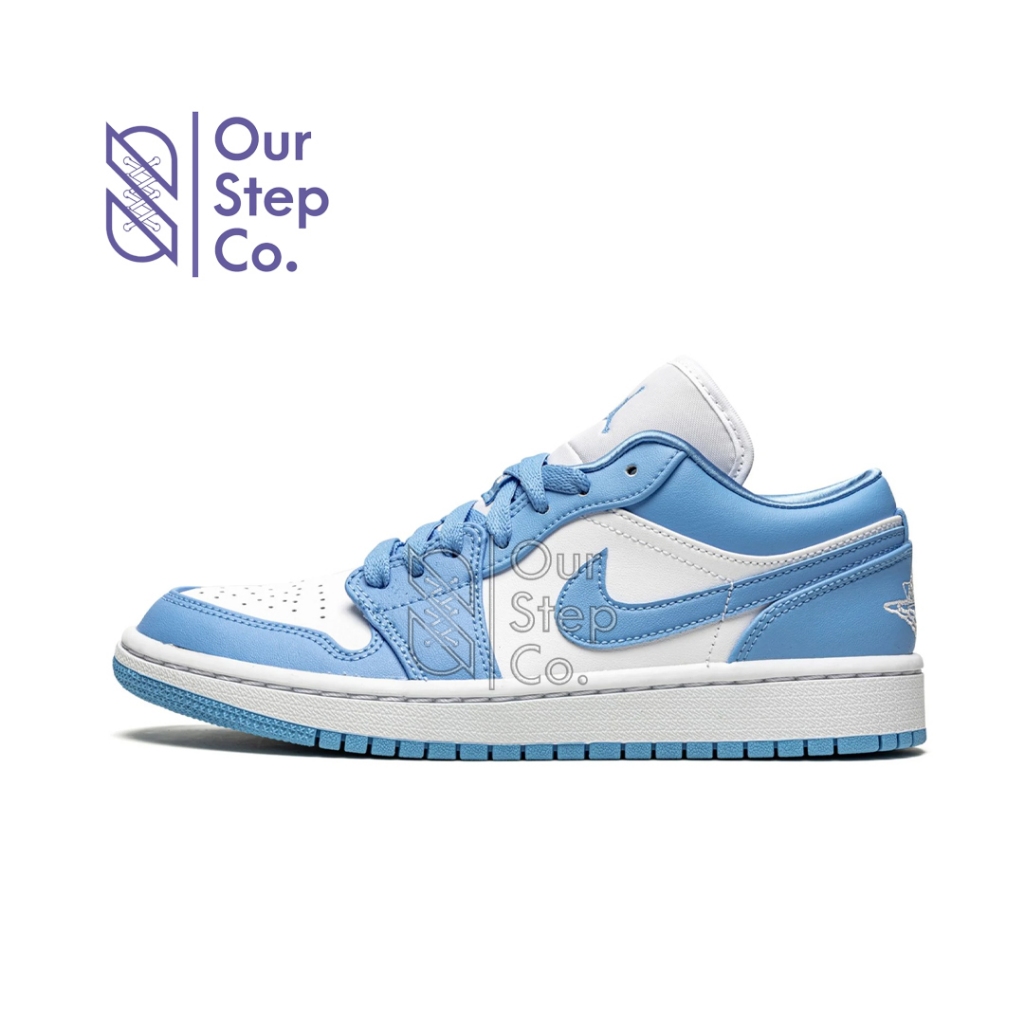 Sepatu Air Jordan 1 Low UNC Blue Original BNIB