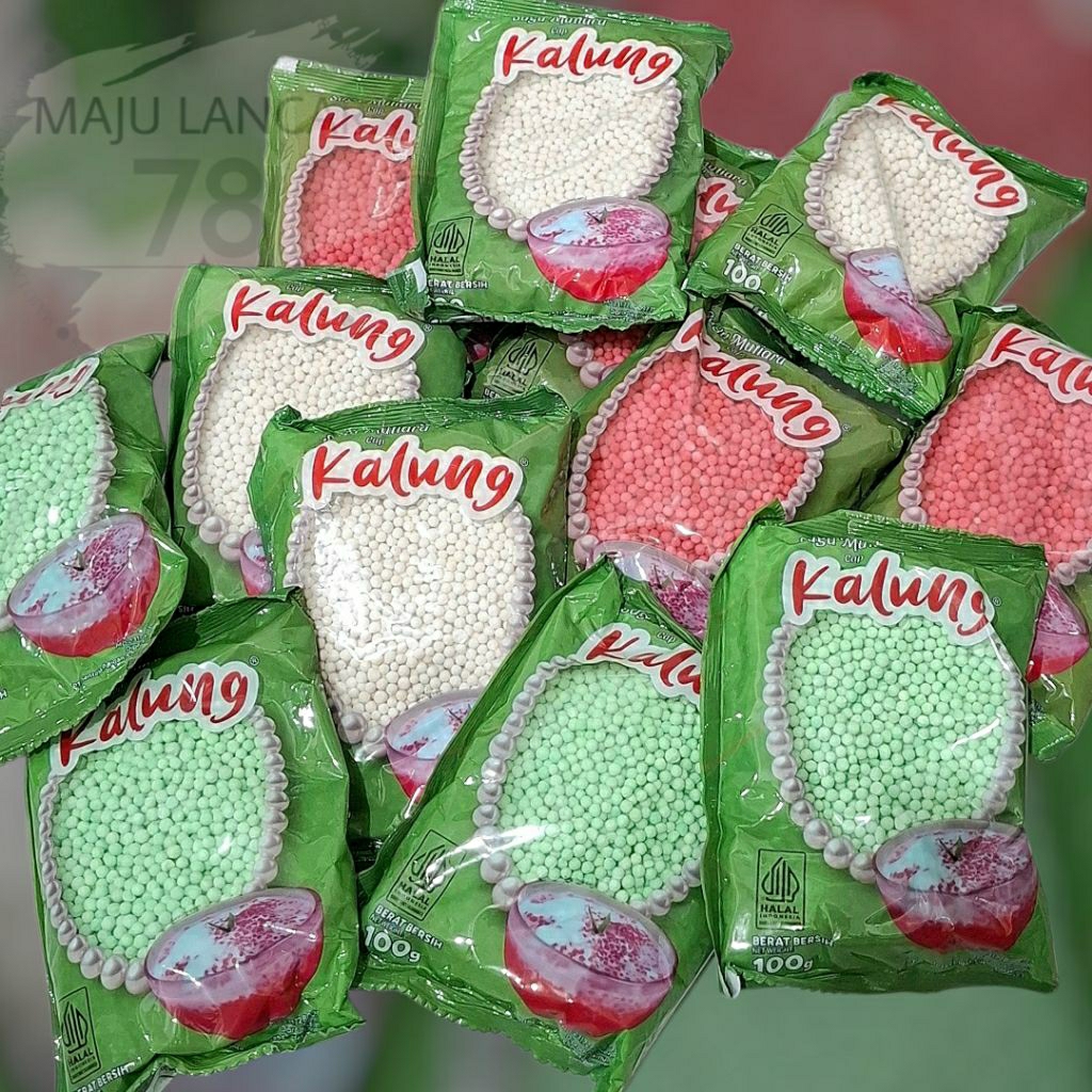 GROSIR SAGU MUTIARA MERK KALUNG 100gr / SAGU MUTIARA PUTIH / SAGU MUTIARA MERAH / SAGU MUTIARA PUTIH